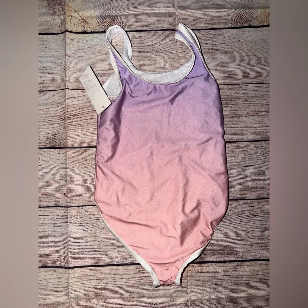 Hello Kitty Pink and Purple Kids Swim One Piece